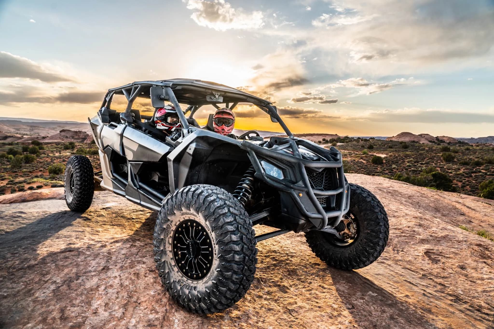 UTV Sunset With High Point Hummer and ATV